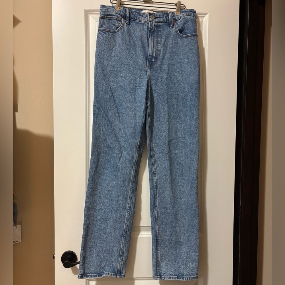 Abercrombie & Fitch Light Blue Straight Jeans